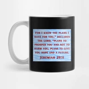 Bible Verse Jeremiah 29:11 Mug